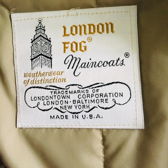 LONDON FOG TRENCH -BELTED -PEPLEM SPLIT BACK COLLAR- ZIP IN LINING LONG SZ 10 P - Picture 4 of 7